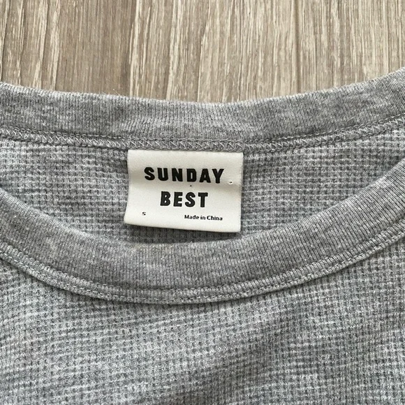 Sunday Best baby waffle long sleeve - Picture 4 of 8